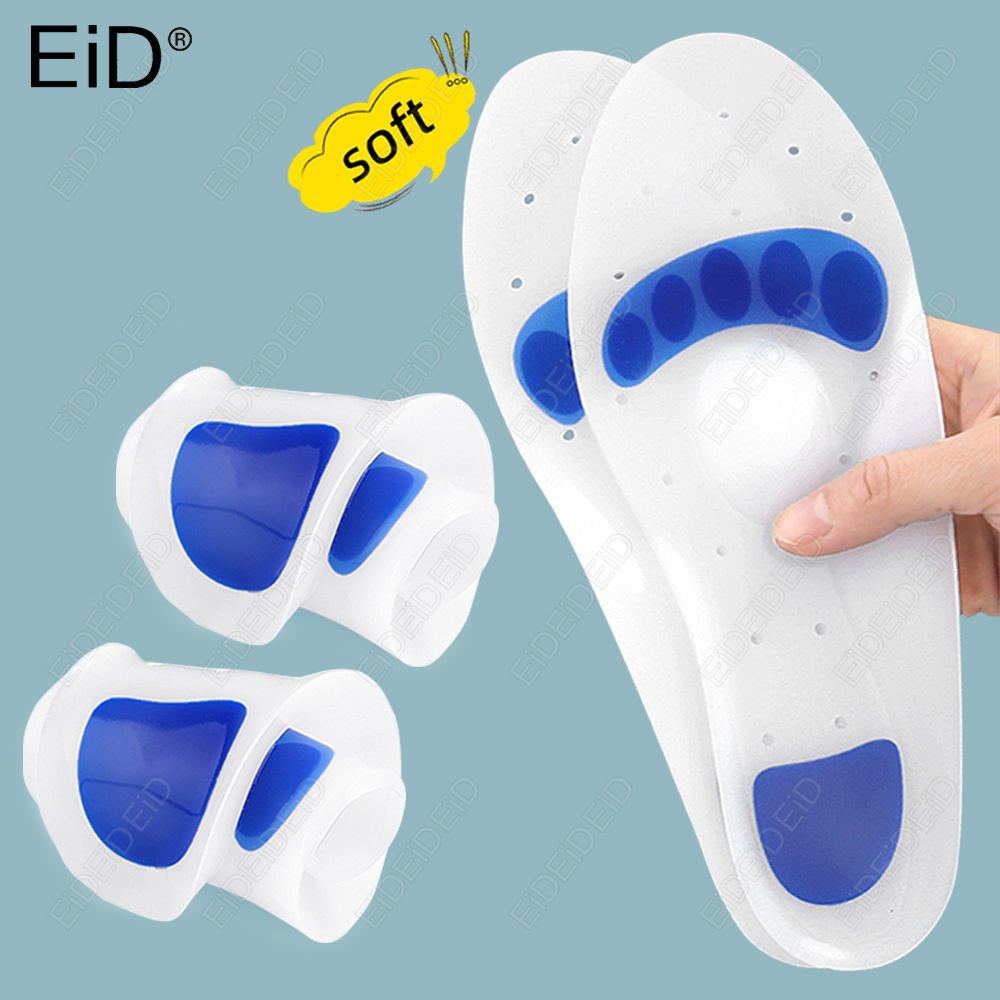 Men'S Shoes Plantar Fasciitis - Semelles orthopédiques en gel de silicone