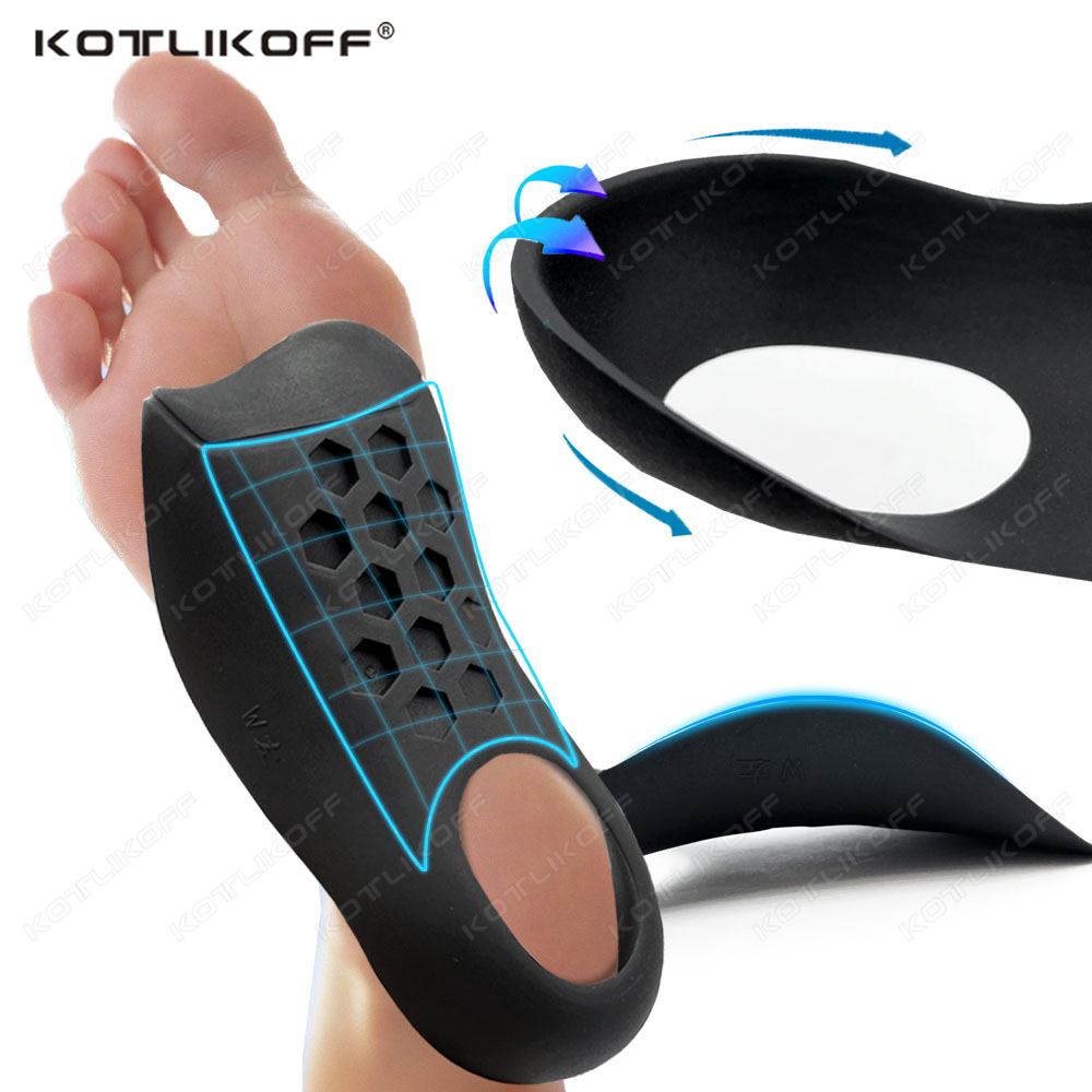Men'S Shoes Plantar Fasciitis - Semelles intérieures correctrices de pied plat