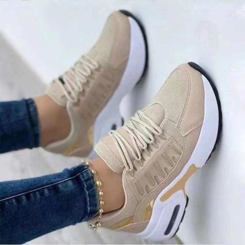 Mesh Trainer Breathable - Chaussures de sport pour femmes, plateforme,