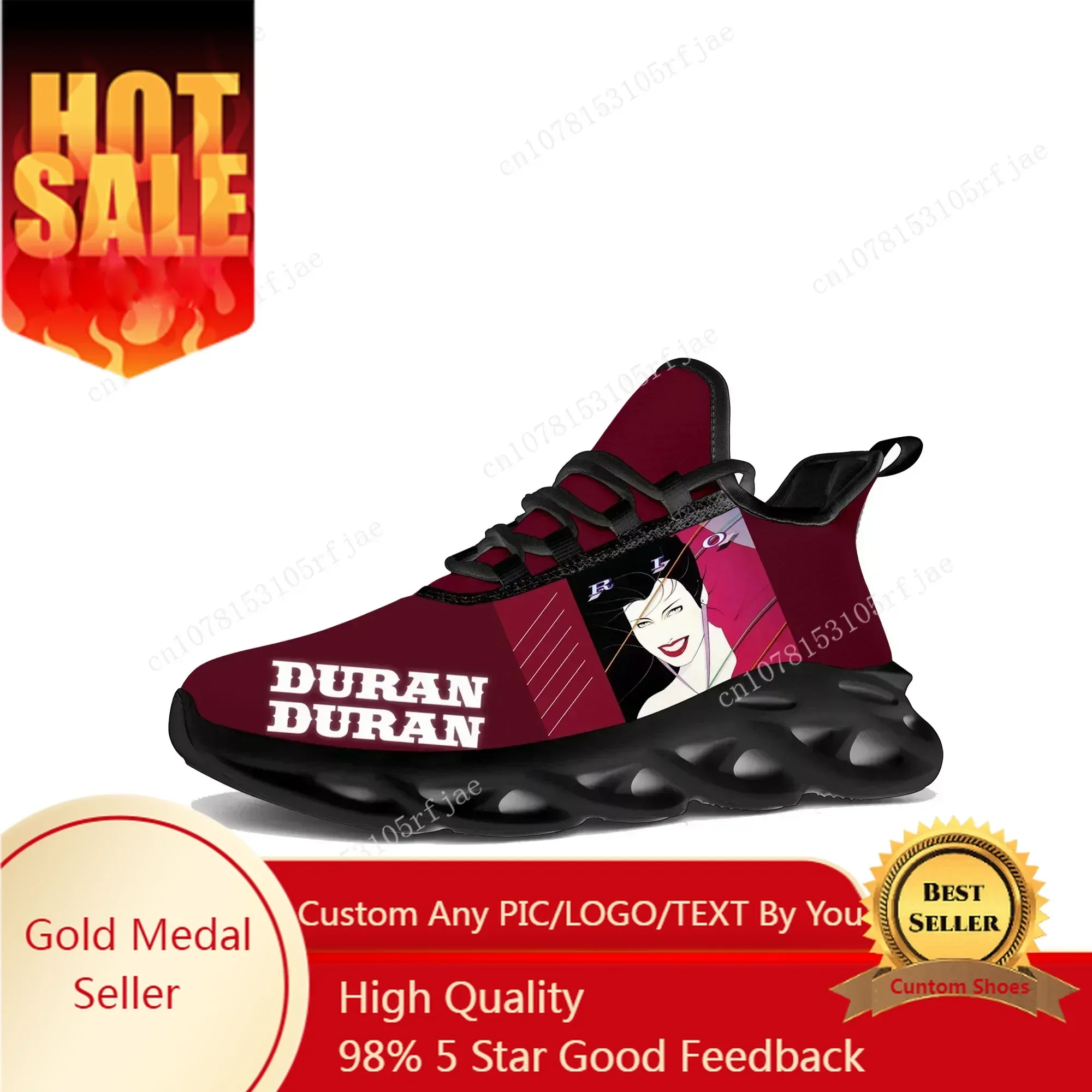 Men'S Shoes In Style - Duran Duran – baskets plates pour