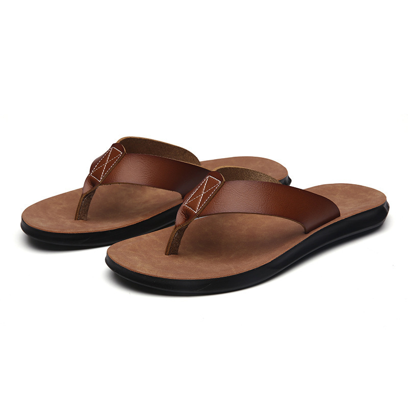 Nouvelles tongs en cuir italie - Men'S Shoes Lightweight avis et prix