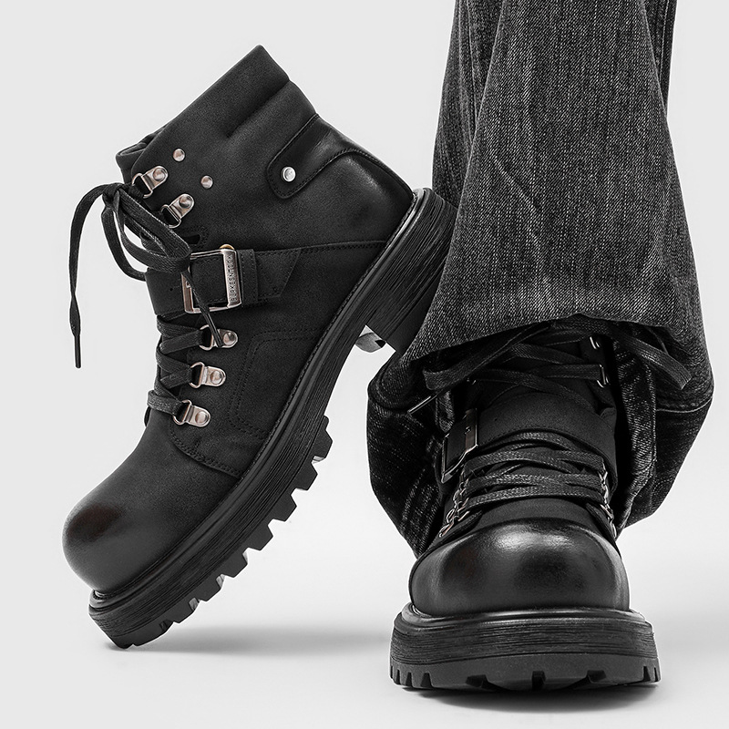 Marque hommes bottes en cuir m - Men Shoes Brand avis et prix