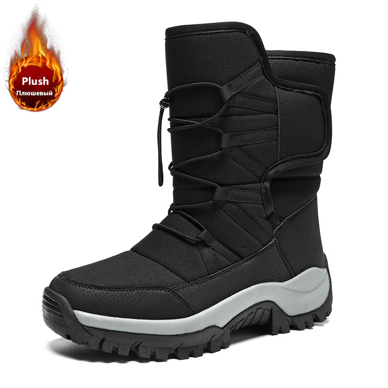 Bottes de neige chaudes en pel - Men Shoes Brand avis et prix
