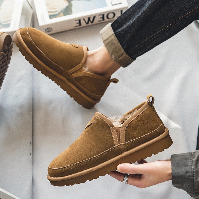 Bottes de neige en cuir de vac - Men Shoes Classic avis et prix